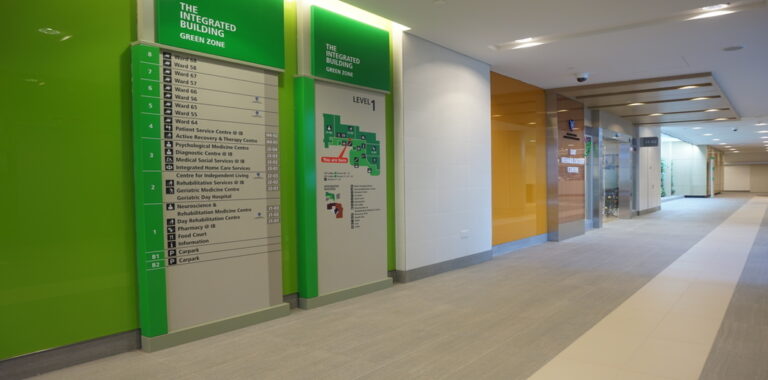 changi general hospital level 3 & 4 fit out works